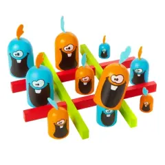 blue orange Gobblet Gobblers Board Game