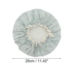 Unique Bargains Women Durable Waterproof Shower Cap 1 Pc