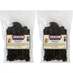 Wild Bill's Black Peppered Beef Jerky Two-Bag Starter Kit (two 15oz bags and 1 jar)
