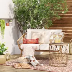 Britanna Patio Loveseat, Outdoor Furniture - Natural - Opalhouse&trade;