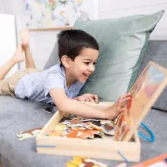 Melissa & Doug National Parks Wooden Picture Matching Magnetic Game - 60pc