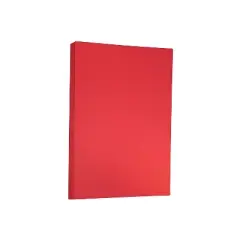 JAM Paper Ledger 65lb Colored Cardstock Tabloid Size 11 x 17 Red Recycled 16728488