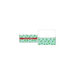 LUX Currency Envelopes 2 7/8 x 6 1/2 50/Box Christmas Trees CUR-97-50