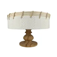VIP Wood 10.24 in. White Tray on Base