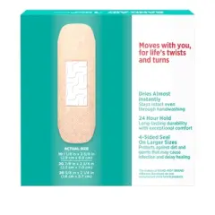 Band-Aid Skin-Flex Assorted Sizes Adhesive Bandages - 60ct