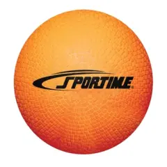Sportime Playground Ball, 8-1/2 Inches, Orange, PVC, Each