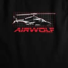 Women's Airwolf Grid Sleeveless Crop Top Tank