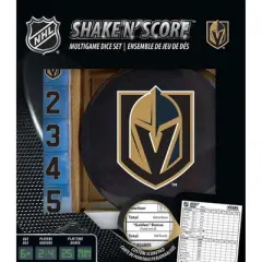 MasterPieces Officially Licsenced NHL Las Vegas Golden Knights Shake N' Score Dice Game for Age 6 and Up