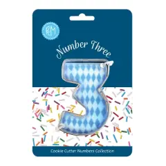 R&M International Number 3 Cookie Cutter