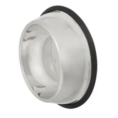 Unique Bargains Stainless Steel Nonskid Rubber Base Suitable for Dogs and Cats Pet Bowl 8.5" x 2.4" (D*H) 1 Pc