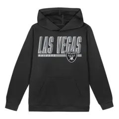 NFL Las Vegas Raiders Boys' Performance Hooded Sweatshirt