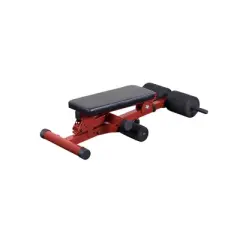 Best Fitness Ab Board Hyper Extension Bench - Black/Maroon