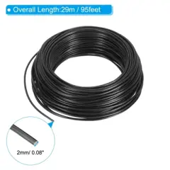 Unique Bargains Aluminum Anodized Flexible Floral Stem Bonsai Training Wire