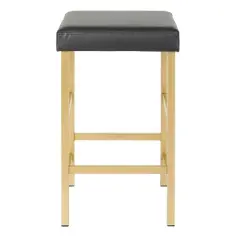 26" Gold Backless Counter Height Barstool - OSP Home Furnishings