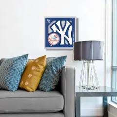 MLB New York Yankees 3D Logo Series Wall Art - 12"x12"
