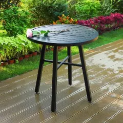 3pc Patio Conversation Set with Swivel Chairs & Side Table - Captiva Designs