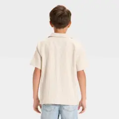Boys' Short Sleeve Woven Button-Down Shirt - art class&trade;