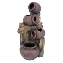 Design Toscano Casa Chianti Cascading Urns Illuminated Garden Fountain