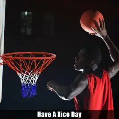 Costway 18'' Basketball Ring Hoop Net Outdoor Hanging Basket