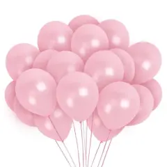 Treasures Gifted Pearlescent Light Pink Balloons - 12 Inch Latex Balloons - 36 Pack