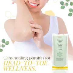 Gigi Eucalyptus Paraffin Wax with Tea Tree Oil - 16 oz (PACK OF 2) Skin-Softening Benefits for At Home Spa
