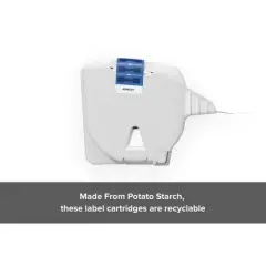 Zebra ZSB Series Jewelry Labels - Potato Starch-Based, Recyclable Label Cartridge - Versatile, Cloud-Based Adhesive Labels for Printer - 2.25x0.5"