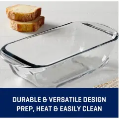 Anchor Hocking Glass Loaf Pan, 1.5 Quart