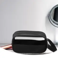 Unique Bargains Large Travel Zipper Clear Portable Makeup Organizer Bag 1 Pc