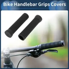 Unique Bargains Bike Handlebar Grips Covers 5.12" Long Black 1 Pair
