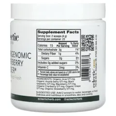 Eclectic Herb Nutrigenomic Super Berry Powder, 3.2 oz (90 g)