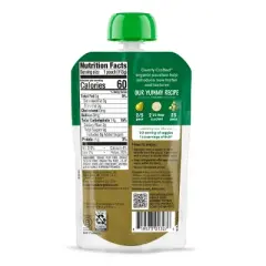 Happy Baby Organics Clearly Crafted Stage 2 Pears, Zucchini & Peas - 4oz