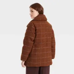 Women's Mid Length Relaxed Puffer Jacket - A New Day&trade;