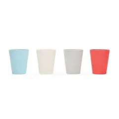 8.5oz 4pk Bamboo Fiber Kids Cups - Red Rover
