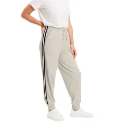 June + Vie by Roaman's Women&rsquo;s Plus Size French Terry Jogger