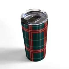 Emanuela Carratoni Tartan Theme Travel Mug&nbsp;20 oz Stainless Steel Travel Mug - Deny Designs