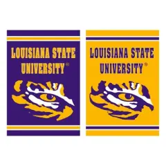 Embossed Suede Flag, House Size, Louisiana State University