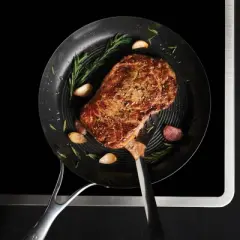 Circulon Next Generation Stainless Steel Twin Pack: 8" & 10.5" Open Frying Pans