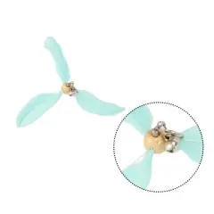 Unique Bargains Cat Feather Plaything Cat Wand Replacement Feathers Compact Hair Blue 3 Pcs