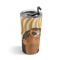 Gigi Rosado Sun Woman 20 oz Stainless Steel Travel Mug - Deny Designs