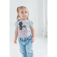 Star Wars Baby Girls Short Sleeve Bodysuit Newborn to Infant