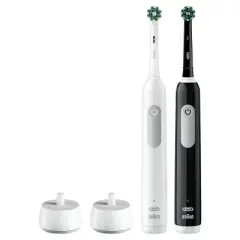 Oral-B Pro 1000 Electric Toothbrush - Black/White - 2pk