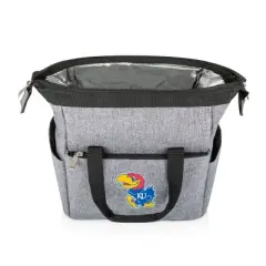 NCAA Kansas Jayhawks On The Go Lunch Cooler - Gray