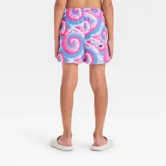 Boys' Tie-Dye Printed Swim Trunks - art class&trade;