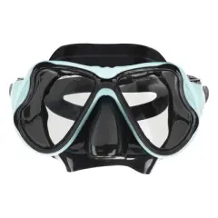 Hawaii Divers Manta Ray Adult Snorkel Mask &ndash; Turquoise/Black(Unisex)