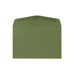 JAM Paper 6 x 9 Booklet Envelopes Olive Green 3157498