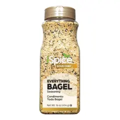 iSpice | Bagel Topping Seasoning | 16 oz | Bulk Size | Mixed Spices & Seasonings | Kosher