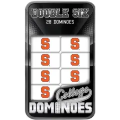 MasterPieces Officially Licensed NCAA Syracuse Orange 28 Piece Dominoes Game for Adults