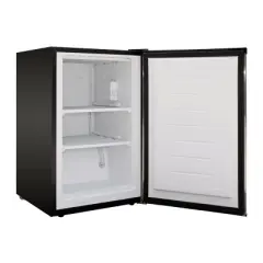 Magic Chef MCUF3S2 Compact Sleek 3 Cubic Foot Freestanding Mini Small Upright Freezer, Stainless Steel