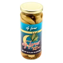 Ely Farms 16 oz Pickled Baby Corn - Pack of 3