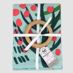 Honest Baby Organic Cotton Muslin Giftable Milestone Blanket
